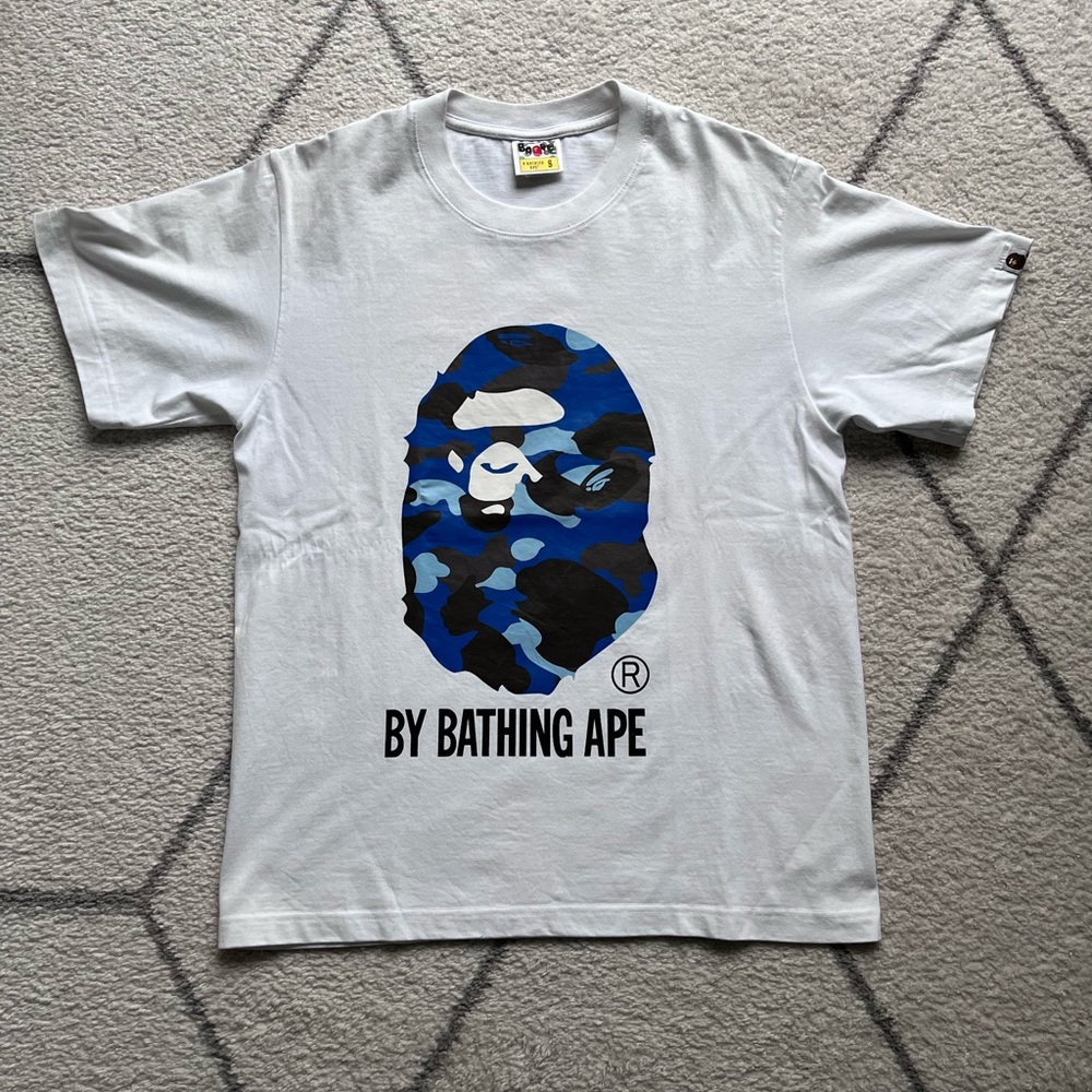 Brand New Blue Bape shirt